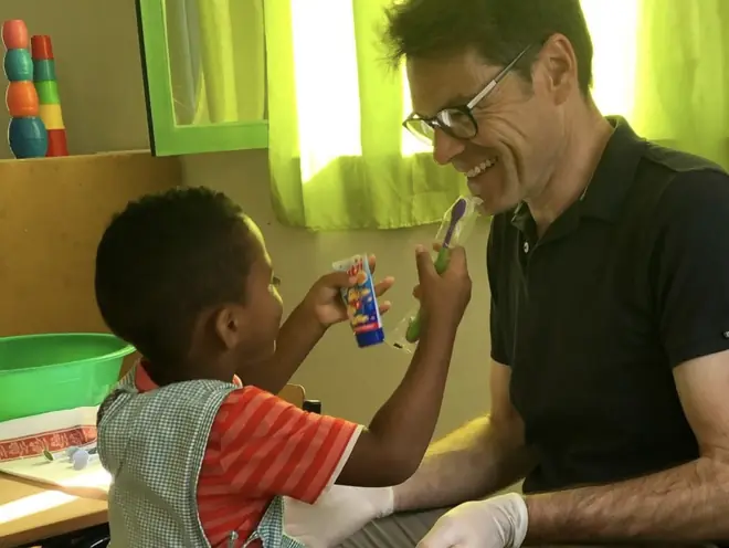 Karsten Drewes bei Fogos Kinder