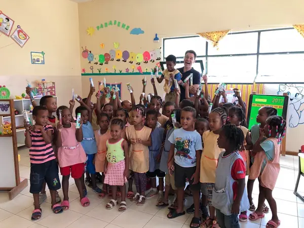 Kinder in einem Kindergarten